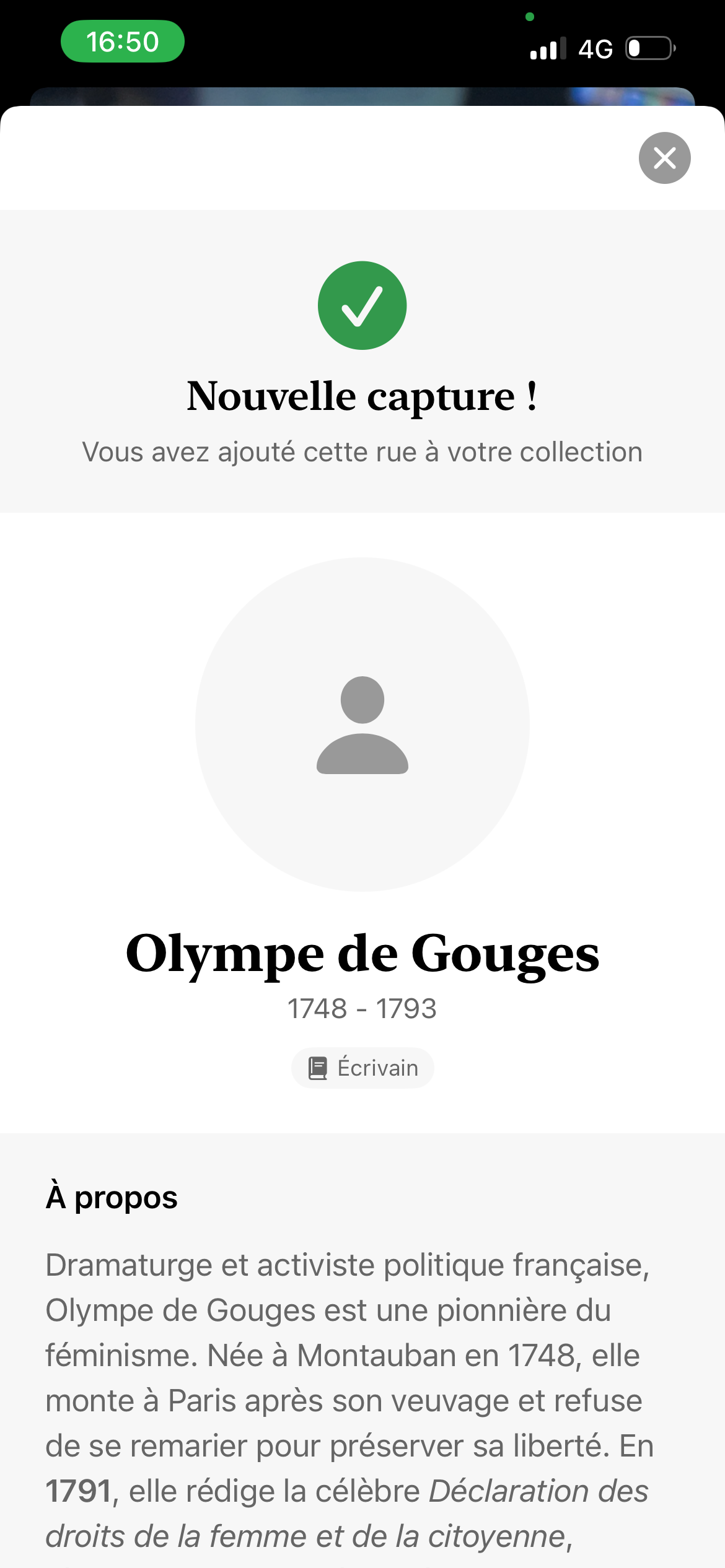 Découvrir un personnage